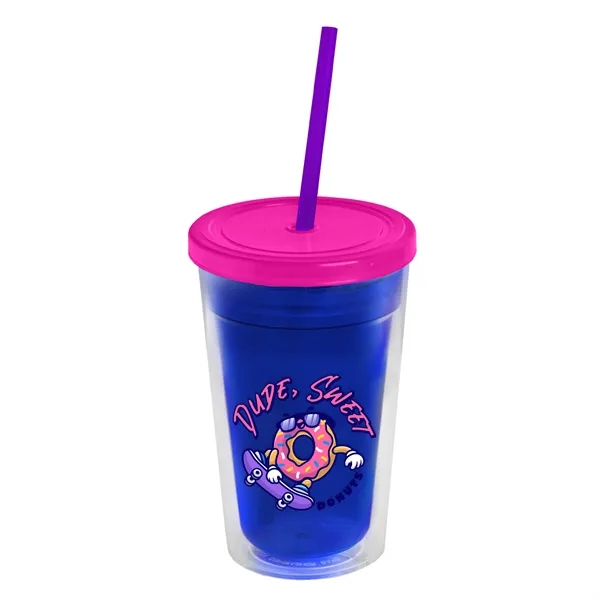 16 oz Double-Wall Insulated Transparent Tumblers... from ASI 40480 Koozie Group