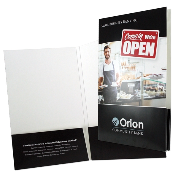 Full Color Printed Legal Size Box Pocket Presentation Folder with two... from ASI 32050 Admore / Admore®