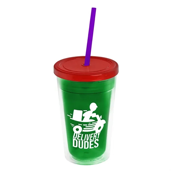 16 oz Double-Wall Insulated Transparent Tumblers... from ASI 40480 Koozie Group
