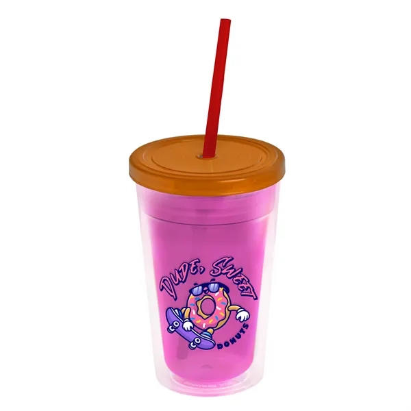 16 oz Double-Wall Insulated Transparent Tumblers... from ASI 40480 Koozie Group