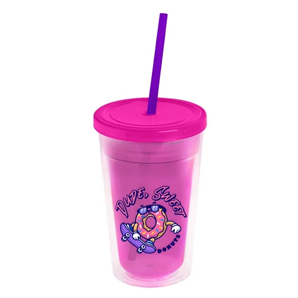 16 oz Double-Wall Insulated Transparent Tumblers... from ASI 40480 Koozie Group