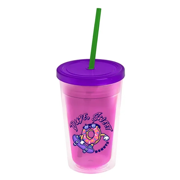 16 oz Double-Wall Insulated Transparent Tumblers... from ASI 40480 Koozie Group