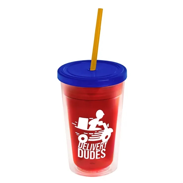 16 oz Double-Wall Insulated Transparent Tumblers... from ASI 40480 Koozie Group