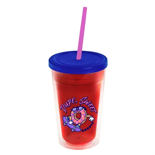 16 oz Double-Wall Insulated Transparent Tumblers... from ASI 40480 Koozie Group