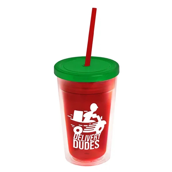 16 oz Double-Wall Insulated Transparent Tumblers... from ASI 40480 Koozie Group