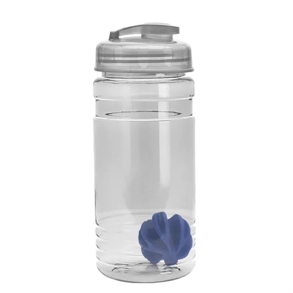 20 oz / 600ml Transparent Shaker Bottle with Mixing Ball and... from ASI 40480 Koozie Group
