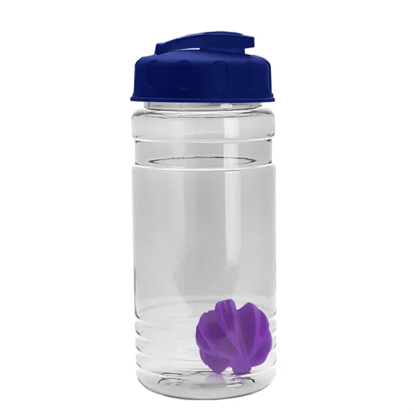 20 oz / 600ml Transparent Shaker Bottle with Mixing Ball and... from ASI 40480 Koozie Group