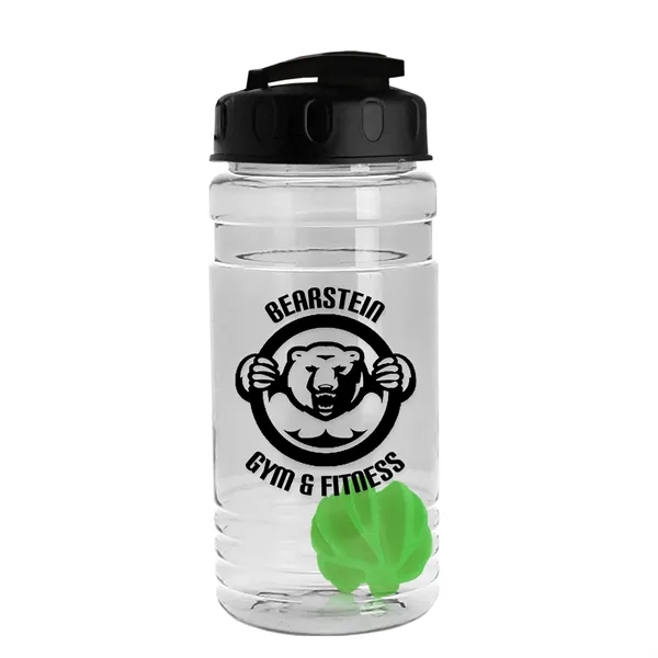 20 oz / 600ml Transparent Shaker Bottle with Mixing Ball and... from ASI 40480 Koozie Group