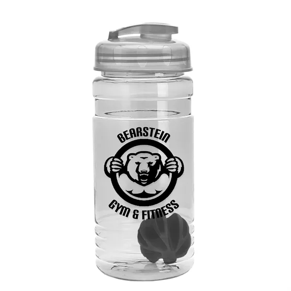 20 oz / 600ml Transparent Shaker Bottle with Mixing Ball and... from ASI 40480 Koozie Group
