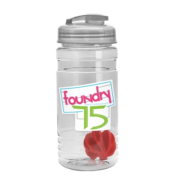 20 oz / 600ml Transparent Shaker Bottle with Mixing Ball and... from ASI 40480 Koozie Group