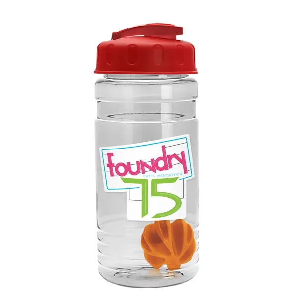20 oz / 600ml Transparent Shaker Bottle with Mixing Ball and... from ASI 40480 Koozie Group