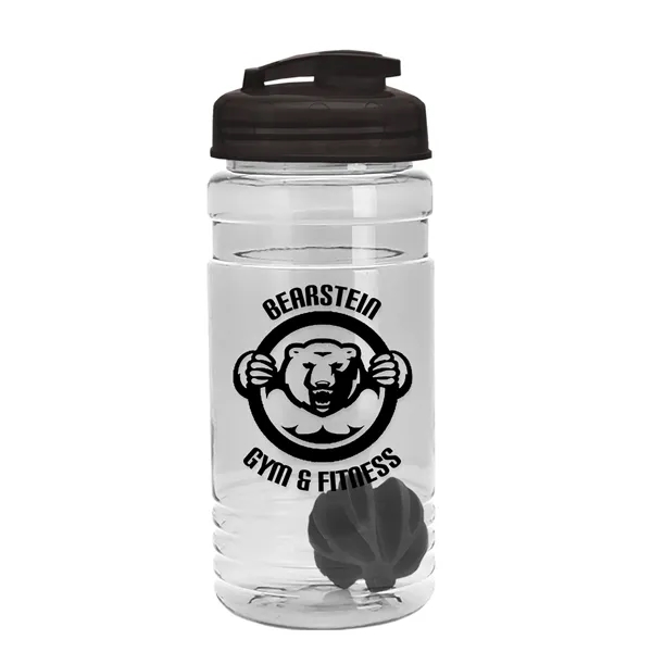 20 oz / 600ml Transparent Shaker Bottle with Mixing Ball and... from ASI 40480 Koozie Group