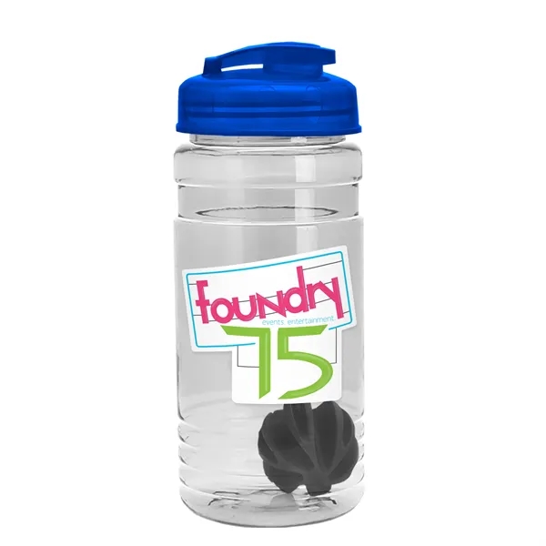 20 oz / 600ml Transparent Shaker Bottle with Mixing Ball and... from ASI 40480 Koozie Group