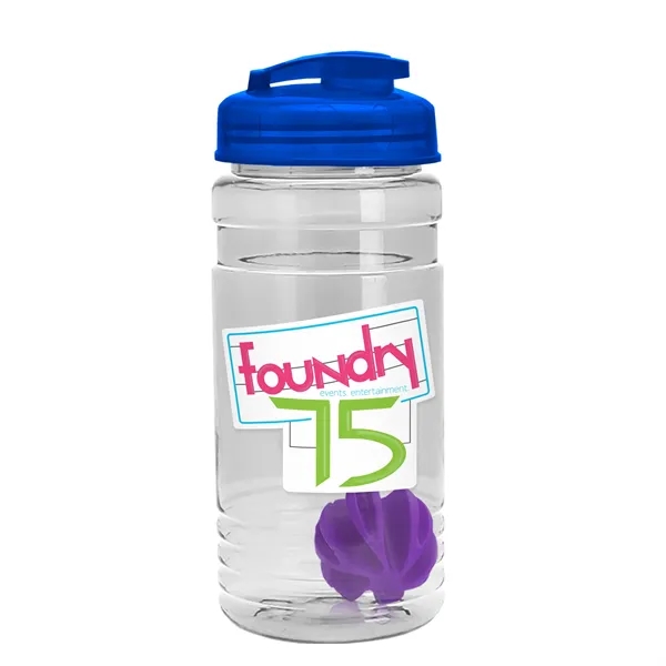 20 oz / 600ml Transparent Shaker Bottle with Mixing Ball and... from ASI 40480 Koozie Group
