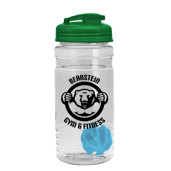 20 oz / 600ml Transparent Shaker Bottle with Mixing Ball and... from ASI 40480 Koozie Group