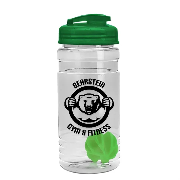 20 oz / 600ml Transparent Shaker Bottle with Mixing Ball and... from ASI 40480 Koozie Group