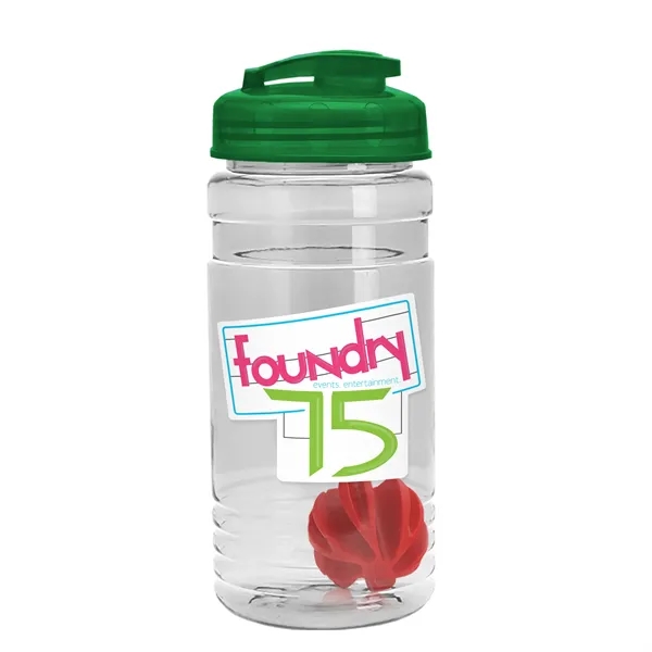 20 oz / 600ml Transparent Shaker Bottle with Mixing Ball and... from ASI 40480 Koozie Group