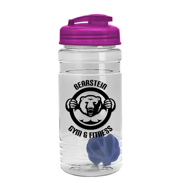 20 oz / 600ml Transparent Shaker Bottle with Mixing Ball and... from ASI 40480 Koozie Group