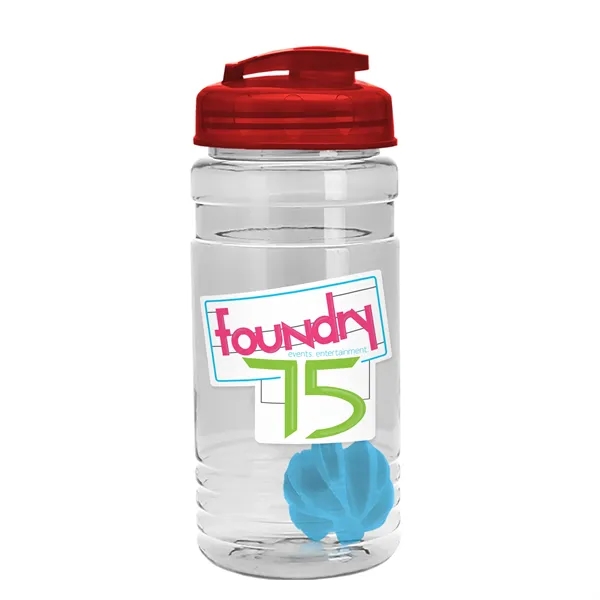 20 oz / 600ml Transparent Shaker Bottle with Mixing Ball and... from ASI 40480 Koozie Group