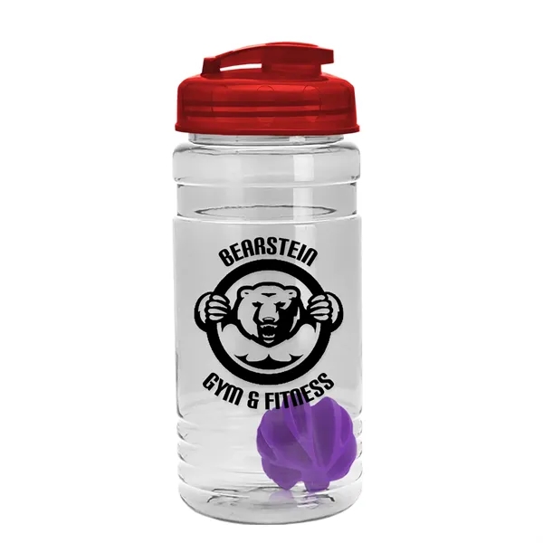 20 oz / 600ml Transparent Shaker Bottle with Mixing Ball and... from ASI 40480 Koozie Group