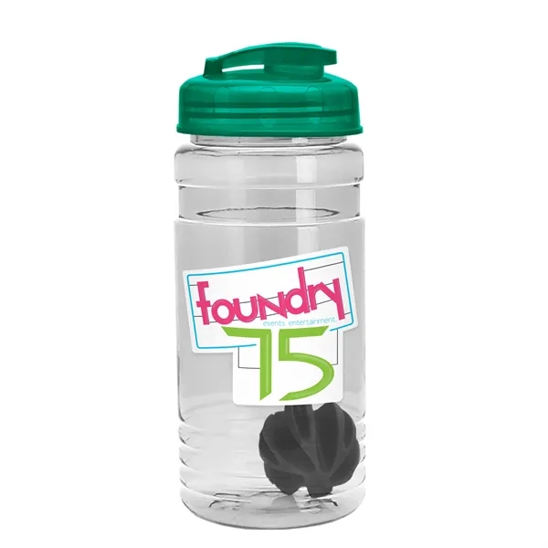 20 oz / 600ml Transparent Shaker Bottle with Mixing Ball and... from ASI 40480 Koozie Group