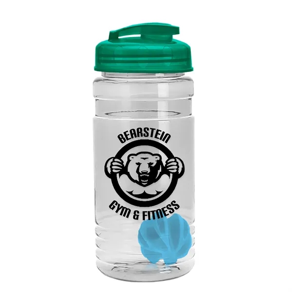 20 oz / 600ml Transparent Shaker Bottle with Mixing Ball and... from ASI 40480 Koozie Group