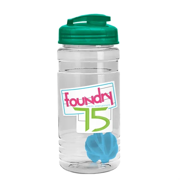 20 oz / 600ml Transparent Shaker Bottle with Mixing Ball and... from ASI 40480 Koozie Group