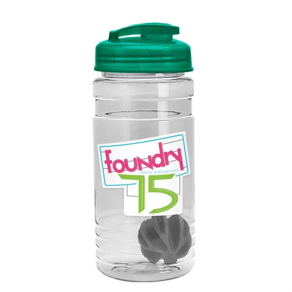 20 oz / 600ml Transparent Shaker Bottle with Mixing Ball and... from ASI 40480 Koozie Group