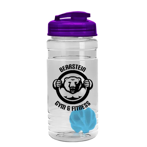 20 oz / 600ml Transparent Shaker Bottle with Mixing Ball and... from ASI 40480 Koozie Group