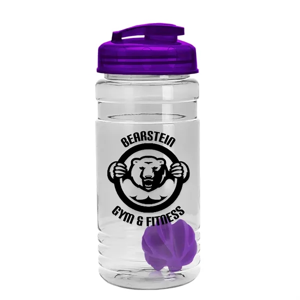 20 oz / 600ml Transparent Shaker Bottle with Mixing Ball and... from ASI 40480 Koozie Group