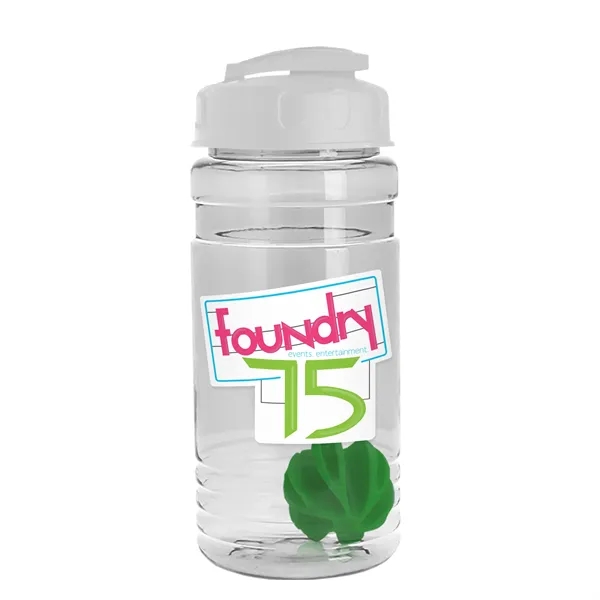 20 oz / 600ml Transparent Shaker Bottle with Mixing Ball and... from ASI 40480 Koozie Group