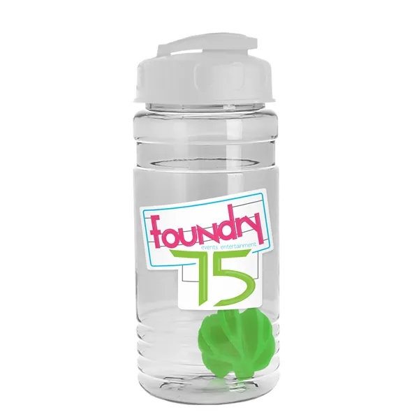 20 oz / 600ml Transparent Shaker Bottle with Mixing Ball and... from ASI 40480 Koozie Group