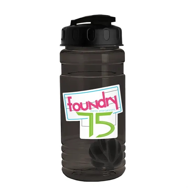 20 oz / 600ml Transparent Shaker Bottle with Mixing Ball and... from ASI 40480 Koozie Group