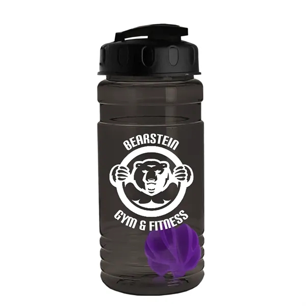 20 oz / 600ml Transparent Shaker Bottle with Mixing Ball and... from ASI 40480 Koozie Group