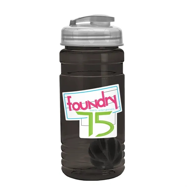20 oz / 600ml Transparent Shaker Bottle with Mixing Ball and... from ASI 40480 Koozie Group