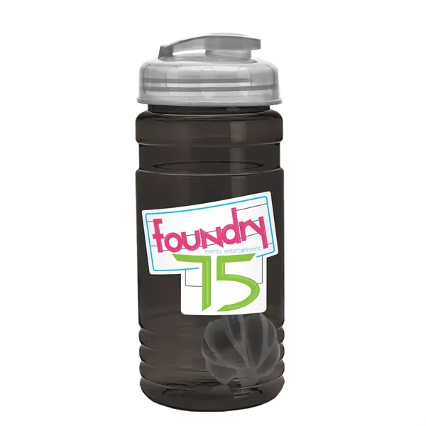 20 oz / 600ml Transparent Shaker Bottle with Mixing Ball and... from ASI 40480 Koozie Group