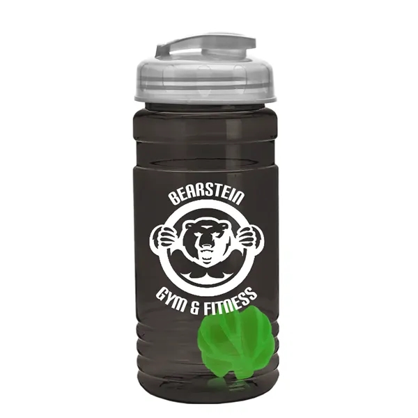 20 oz / 600ml Transparent Shaker Bottle with Mixing Ball and... from ASI 40480 Koozie Group