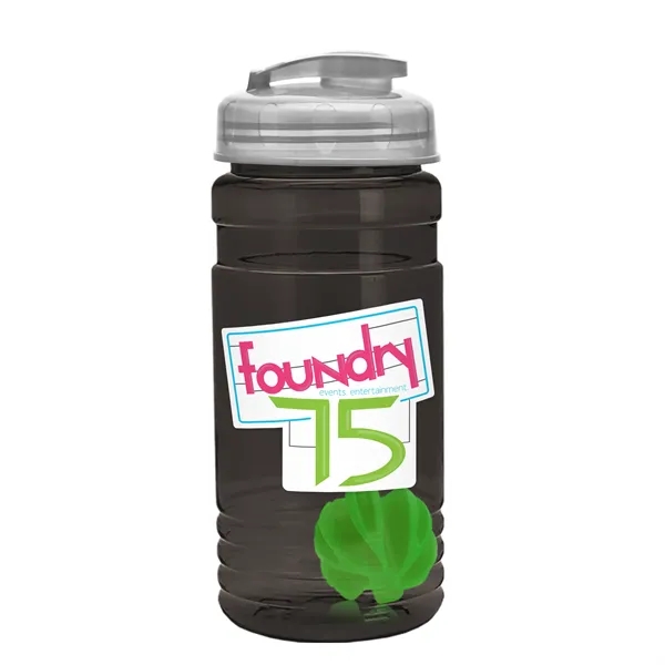 20 oz / 600ml Transparent Shaker Bottle with Mixing Ball and... from ASI 40480 Koozie Group