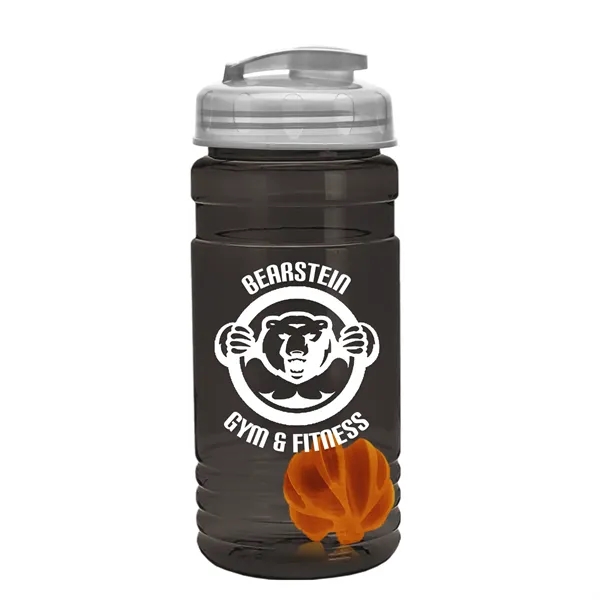 20 oz / 600ml Transparent Shaker Bottle with Mixing Ball and... from ASI 40480 Koozie Group