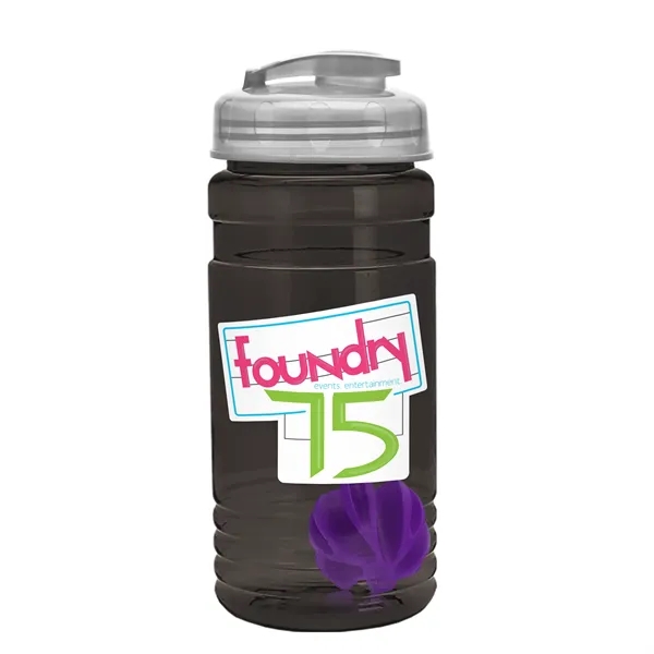 20 oz / 600ml Transparent Shaker Bottle with Mixing Ball and... from ASI 40480 Koozie Group