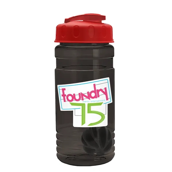 20 oz / 600ml Transparent Shaker Bottle with Mixing Ball and... from ASI 40480 Koozie Group