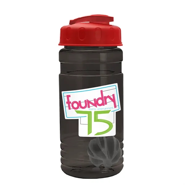 20 oz / 600ml Transparent Shaker Bottle with Mixing Ball and... from ASI 40480 Koozie Group