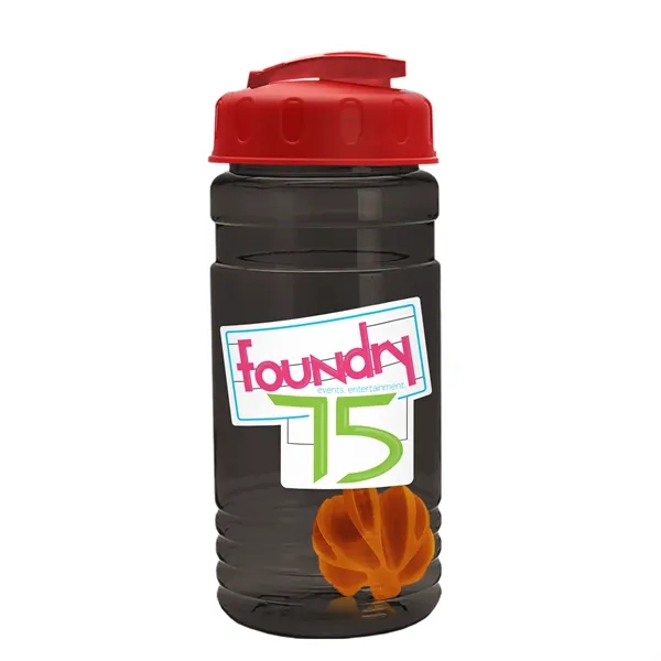 20 oz / 600ml Transparent Shaker Bottle with Mixing Ball and... from ASI 40480 Koozie Group