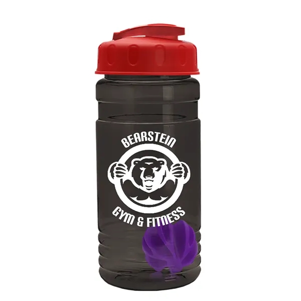 20 oz / 600ml Transparent Shaker Bottle with Mixing Ball and... from ASI 40480 Koozie Group