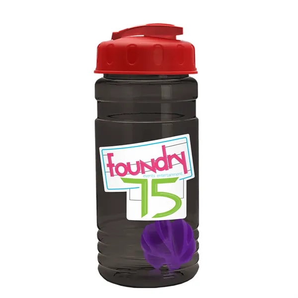 20 oz / 600ml Transparent Shaker Bottle with Mixing Ball and... from ASI 40480 Koozie Group