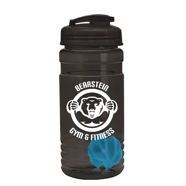 20 oz / 600ml Transparent Shaker Bottle with Mixing Ball and... from ASI 40480 Koozie Group