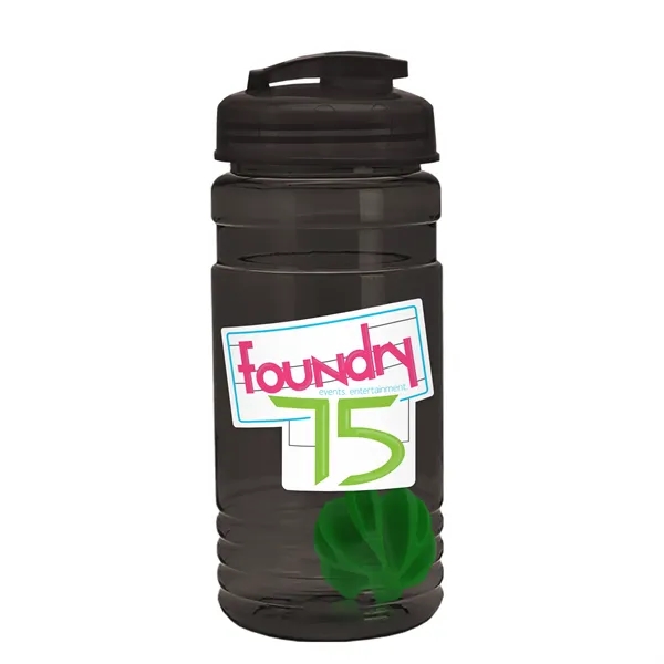 20 oz / 600ml Transparent Shaker Bottle with Mixing Ball and... from ASI 40480 Koozie Group