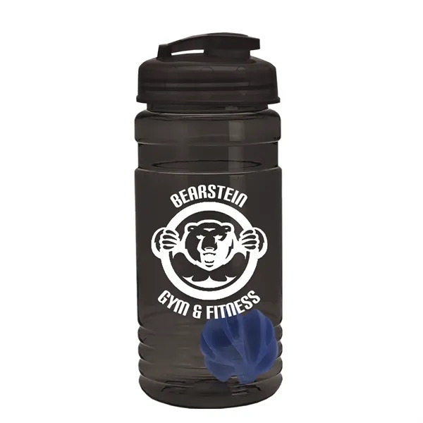 20 oz / 600ml Transparent Shaker Bottle with Mixing Ball and... from ASI 40480 Koozie Group