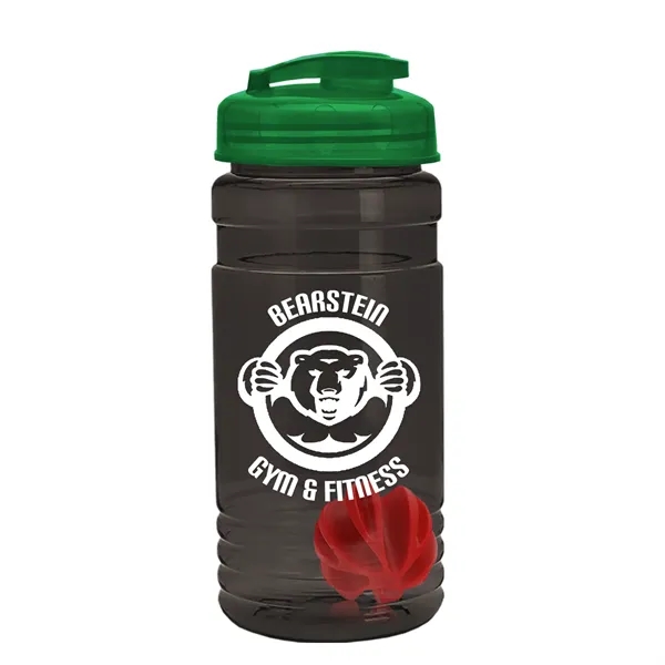 20 oz / 600ml Transparent Shaker Bottle with Mixing Ball and... from ASI 40480 Koozie Group