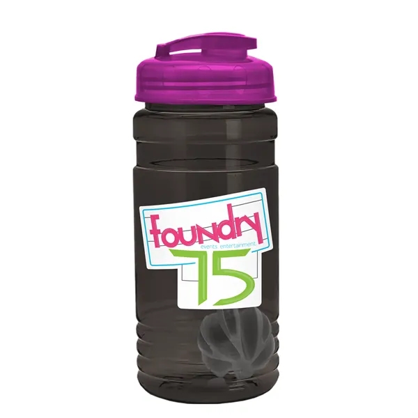 20 oz / 600ml Transparent Shaker Bottle with Mixing Ball and... from ASI 40480 Koozie Group